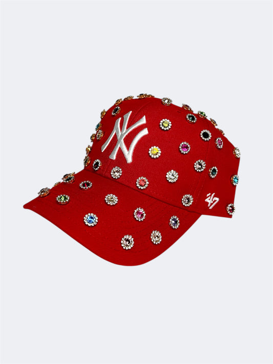 Blinged Out New York Yankees Adjustable Hat