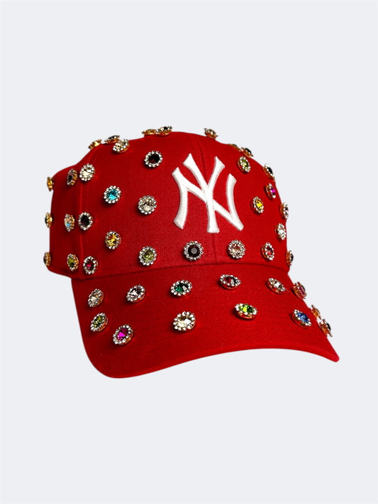 Blinged Out New York Yankees Adjustable Hat